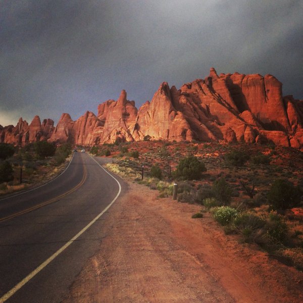 mountainous landforms,geographical feature,landform,canyon,road,