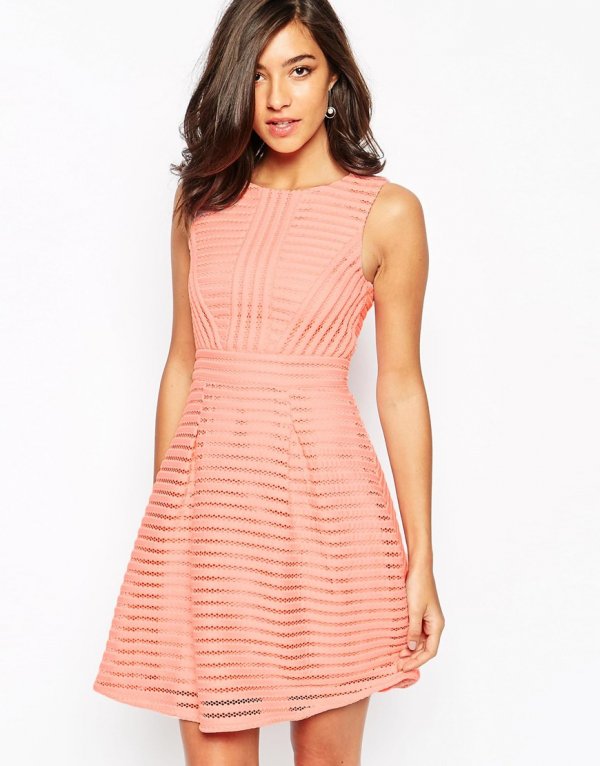 Warehouse Textured Prom Dress