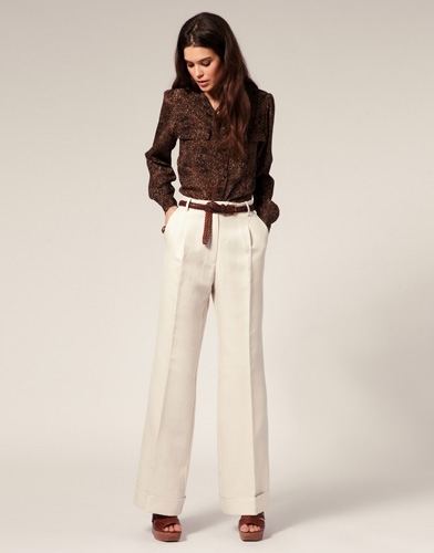 Mango Tailored Side Leg Trouser