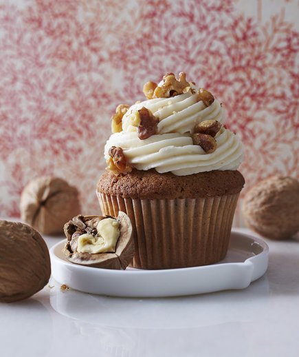 Cinnamon Walnut Cupcakes