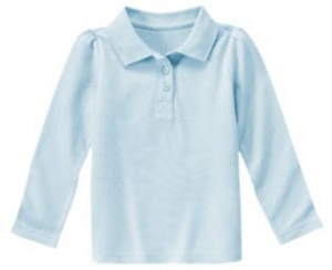 Gymboree Uniform Long Sleeve Polo Shirt