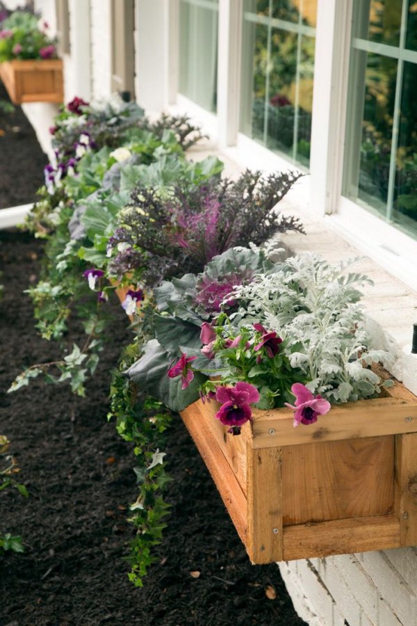 Wooden Outdoor Planter