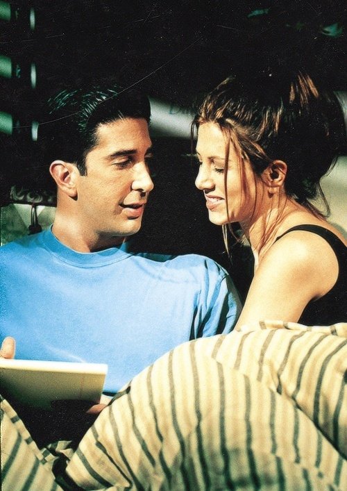 Jennifer Aniston & David Schwimmer on "FRIENDS"