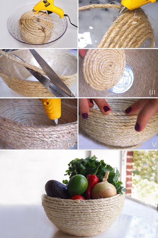 DIY Rope Bowl