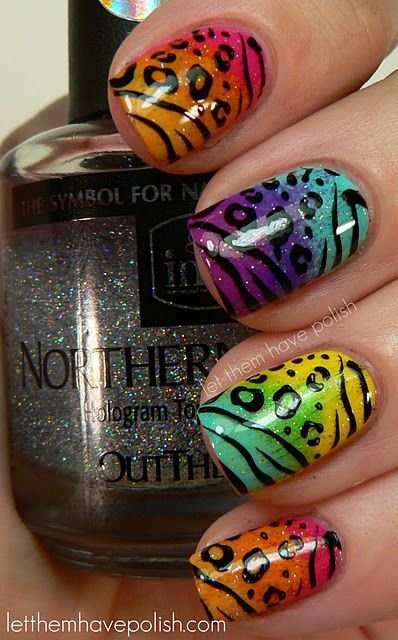 Rainbow Animal Print