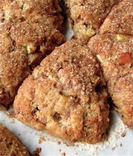 Fresh Apple Cinnamon Scones 