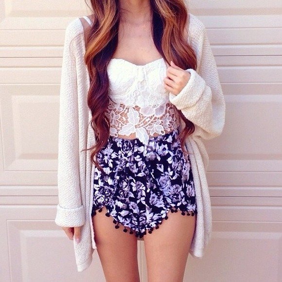 Wear Floral Shorts