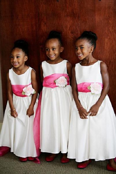 3 flower girls