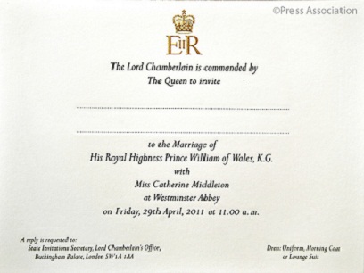 A Royal Invitation...