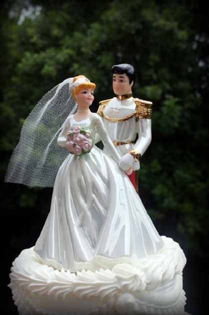 Cinderella and prince shop charming wedding dress