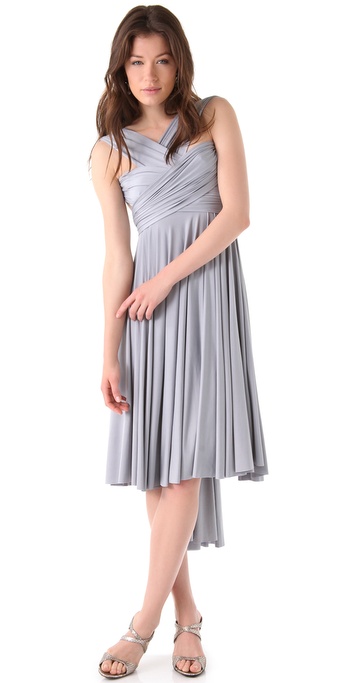 Twobirds Tea Length Convertible Dress