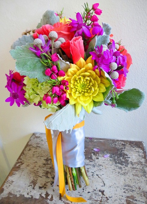 Neon Wedding Bouquet...