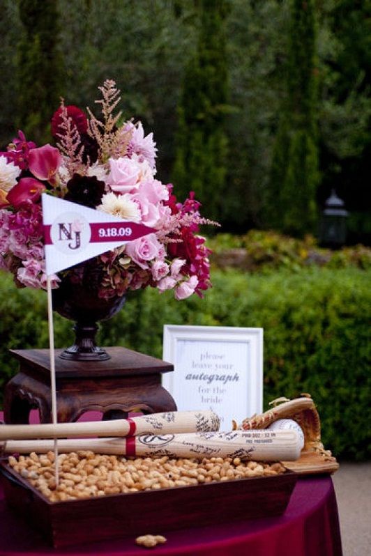 Baseball Theme Wedding Guestbook...