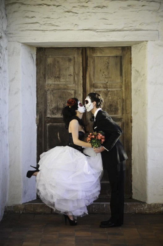 Dia De Los Muertos Wedding Makeup...