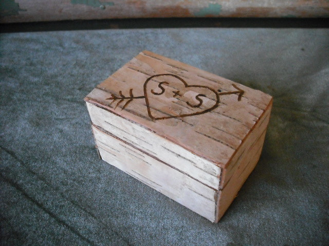 Birch Tree Ring Box