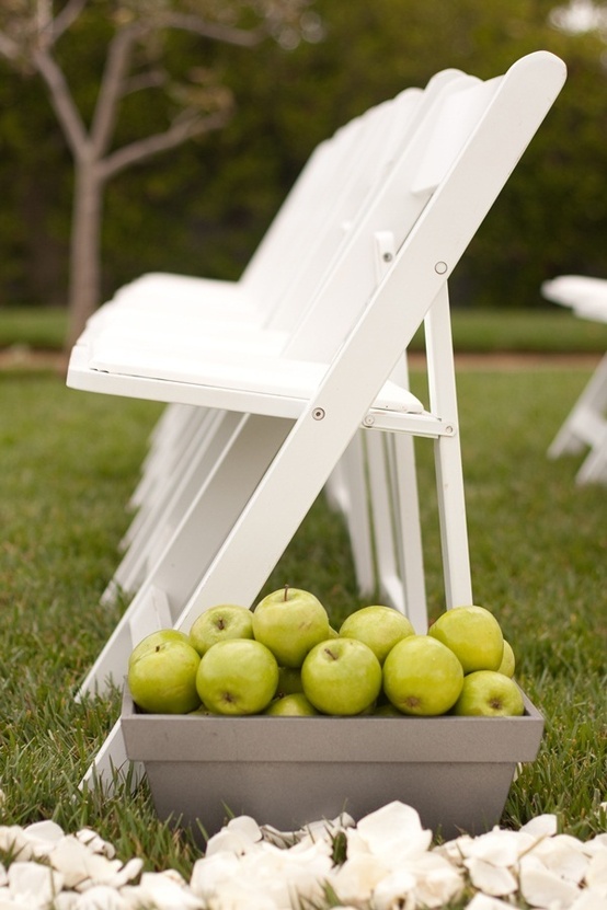 Apple Decor Wedding Aisle...