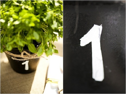 Chalkboard Wedding Table Number...