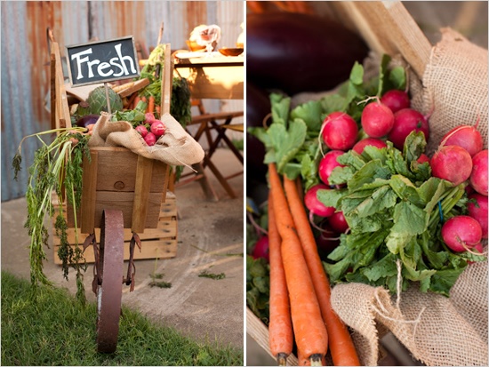 Foodie Themed Wedding Decor...