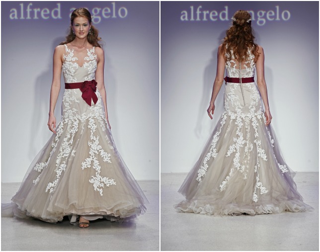 alfred angelo lace wedding dress