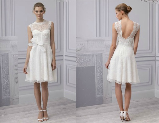 Monique Lhuillier Lace Gown...