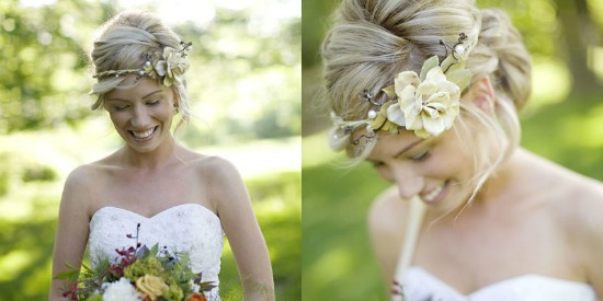 Simple Bridal Floral Crown...