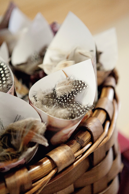 Feather Themed Wedding Farewell...