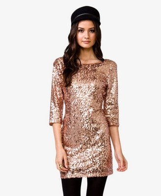 Sequined Elopement Dress...