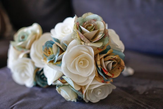 Travel Theme Wedding Bouquet...