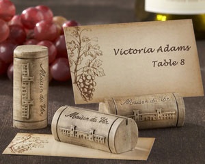 Wine Cork Escort Cards