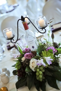 Wine-Themed Table Décor