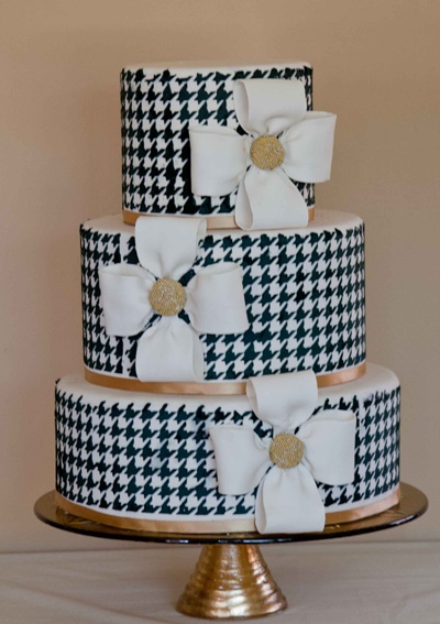 Houndstooth Wedding Cake...