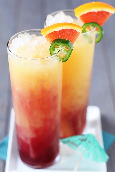 Spicy Tequila Sunrise