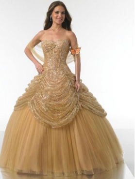 belle inspired gown