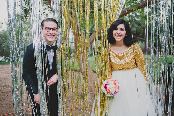 Metallic Wedding Dress...