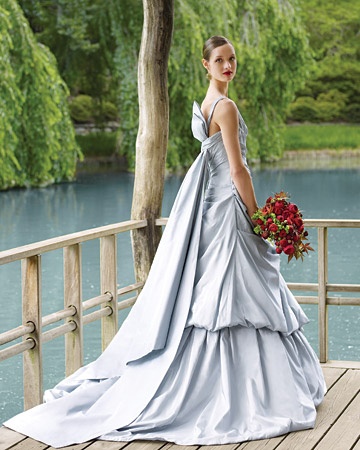 Pastel color hotsell gown for wedding