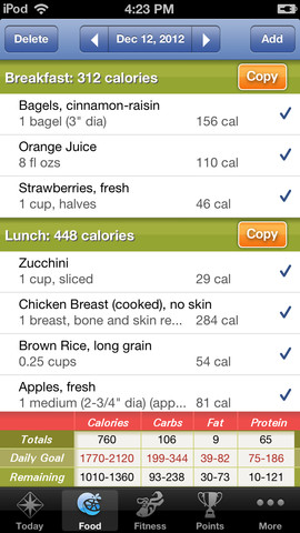 Food Tracker with Calorie Counter