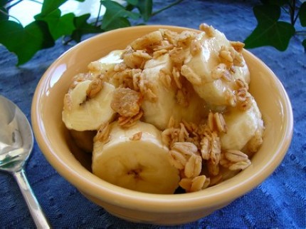 Bananas with Cinnamon and Honey