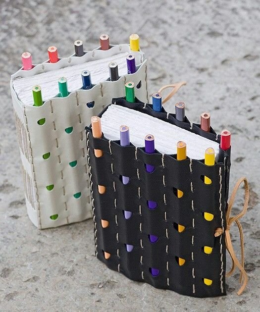 Colored Pencil Holder for the Art Journal