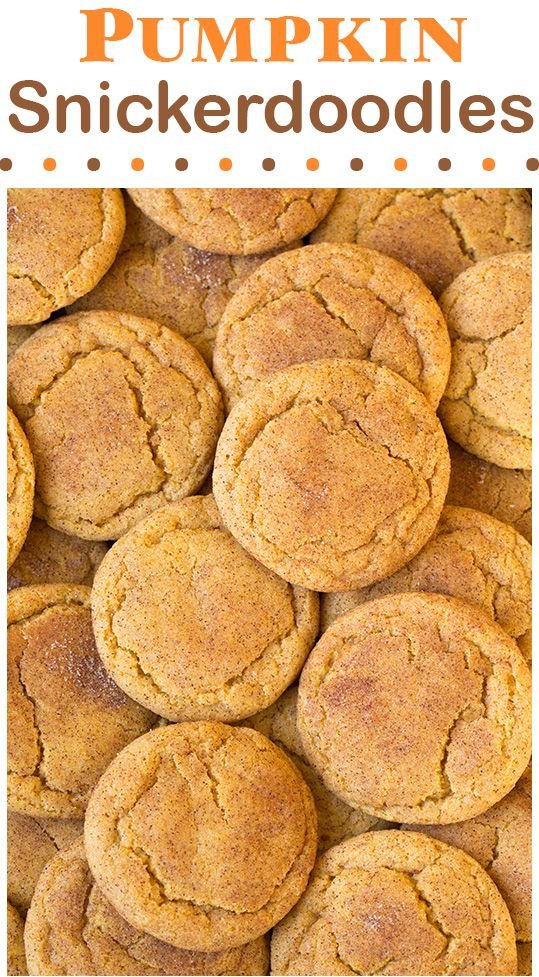 Pumpkin Snickerdoodles