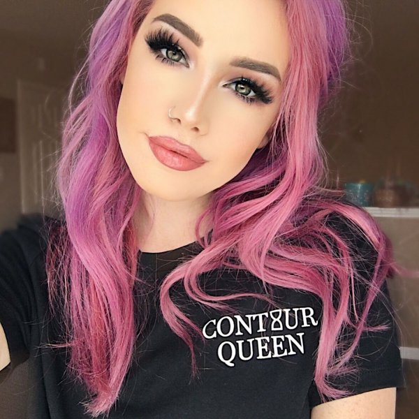 hair, human hair color, color, pink, face,