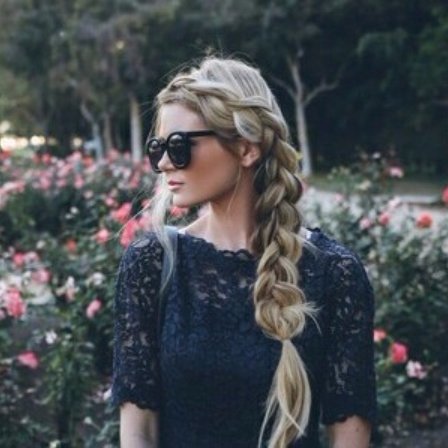 hair, hairstyle, blond, flower, spring,