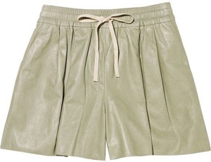 3.1 Phillip Lim Drawstring Leather Shorts