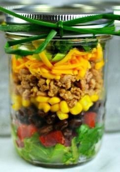 Taco Mason Jar Salad