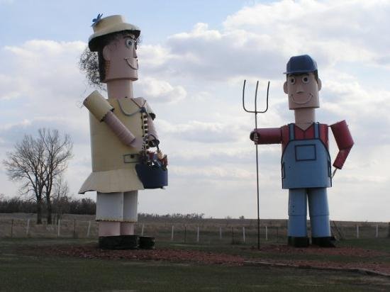 The Enchanted Highway in Regent, North Dakota