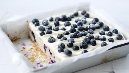 Blueberry and Lemon Tray Bake