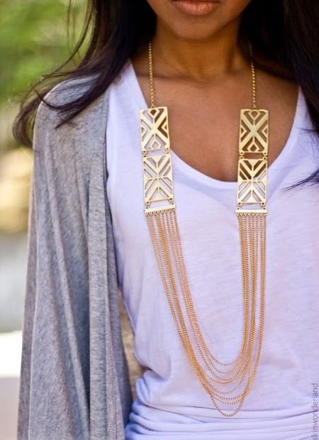 Gold Statement Necklace