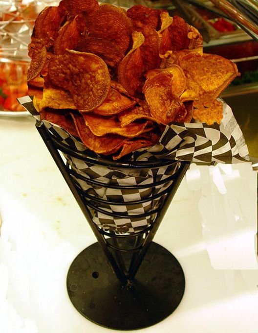 Salt and Vinegar Sweet Potato Chips