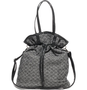 Asos Salt & Pepper Tweed 2 in 1 Backpack