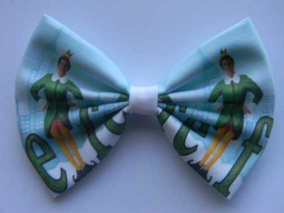 Elf Inspired Clip on Bow Tie