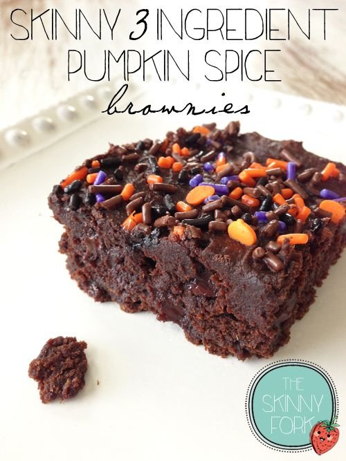 Pumpkin Spice Brownies